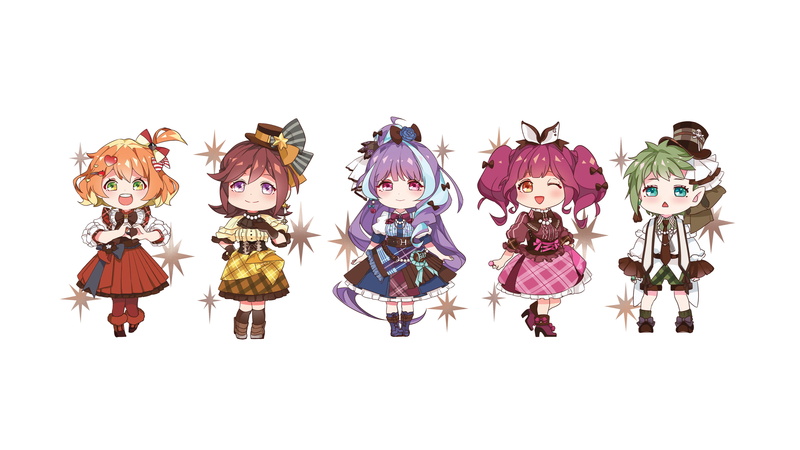 超萌超养眼！超时空要塞Δ女团全员Q版壁纸合集