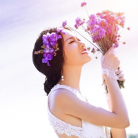 女生薰衣草头像合集！39张置身花海的氛围感美女头像