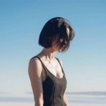 26张高清清新风！女生短发侧脸头像合集