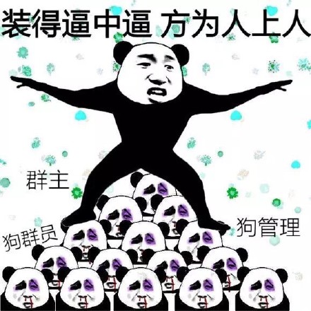 装得逼中逼，方为人上人 表情包合集