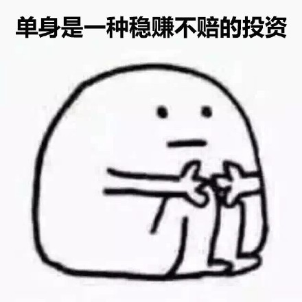 我爱单身！这套表情包把单身快乐焊在脸上了
