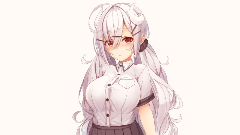 Fate/stay night 4K壁纸！戴眼镜紫发弯眸少女的心动瞬间