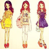 三人闺蜜共用的时尚头像！20张好看的三人合一张闺蜜头像合集