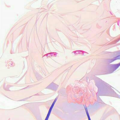 14张大眼呆萌动漫女生头像 软萌可爱超治愈