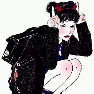 霸气又飒的手绘女生头像 11张超带感的手绘女头合集