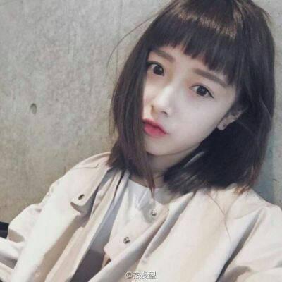 35张高清好看的女生短发微信头像合集