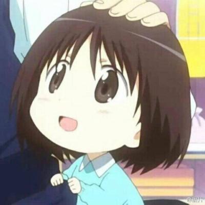 18张高清大眼圆脸卡通萌女生头像 适合当微信头像