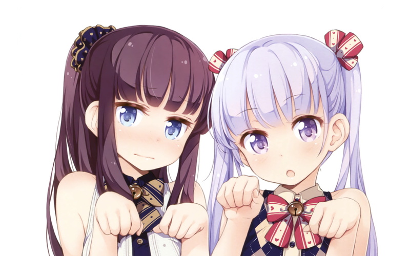 《NEW GAME!》超清壁纸！青叶和日富美同框太好磕