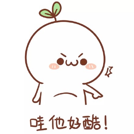 碰到帅哥的时候，用这套表情包就对了