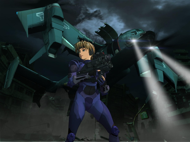 苹果核战记赛博朋克风打斗壁纸 高清1080P