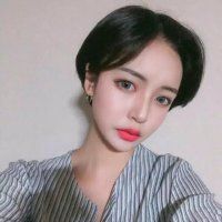 短发冷艳红唇女生头像 14张合集