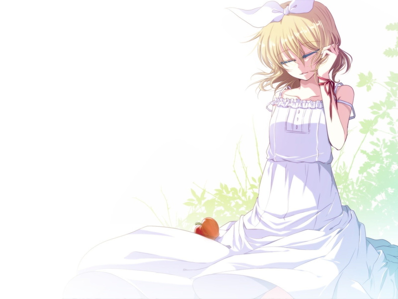 Vocaloid镜音铃等动漫少女壁纸分享