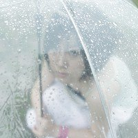 17张氛围感拉满！伤感意境的女生雨中头像合集
