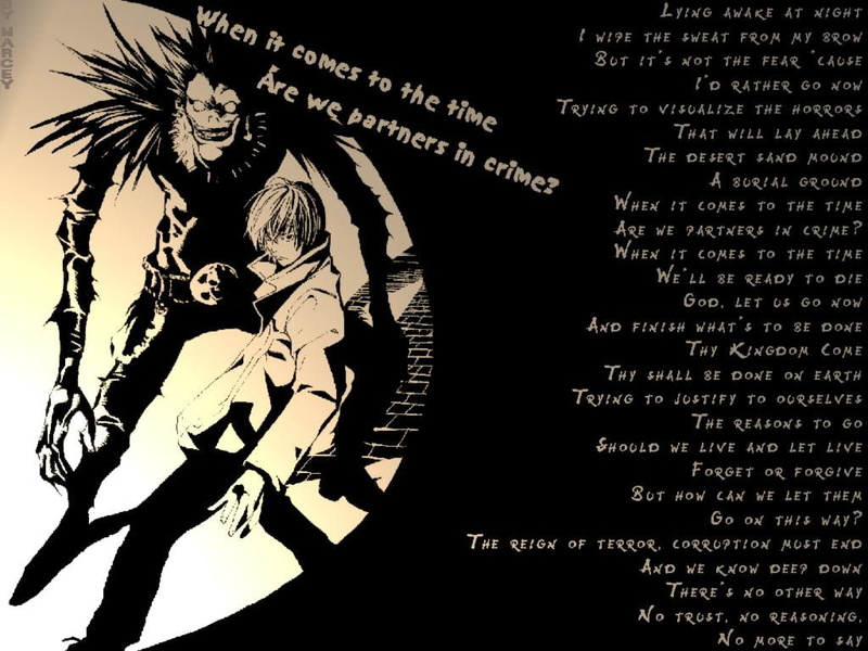 夜神月与琉克！死亡笔记高清壁纸合集