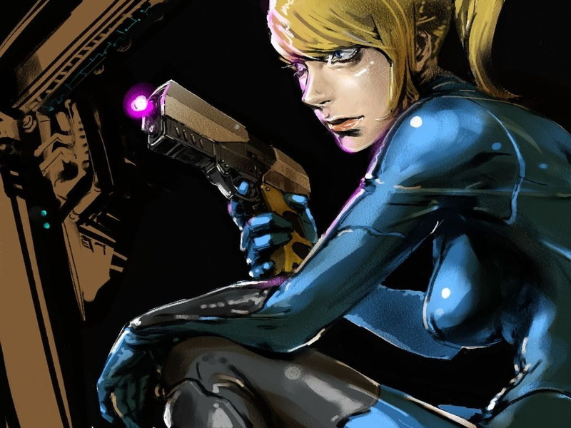 银河战士零装甲萨姆斯壁纸合集