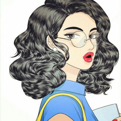 21张高清时尚手绘女生微信头像 适配微信使用的精致手绘头像合集