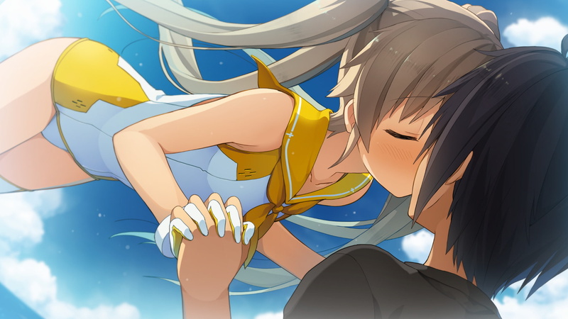 这款青空下的四位少女壁纸也太绝了