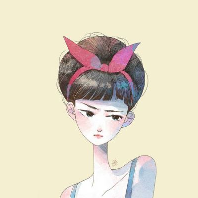 九张高清手绘女生头像 个性感拉满的自用头像合集
