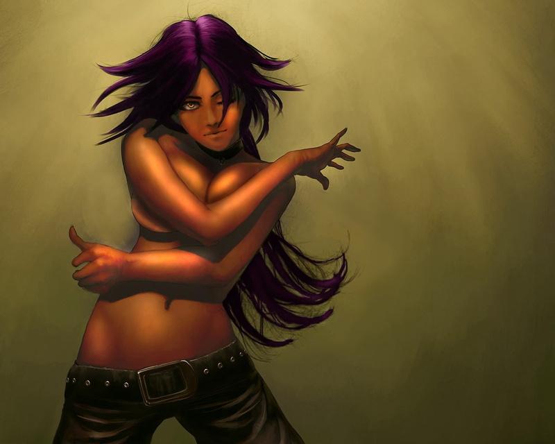 《死神》四枫院夜一高清动漫壁纸合集