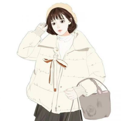 8张高清好看的冬日女生动漫头像合集