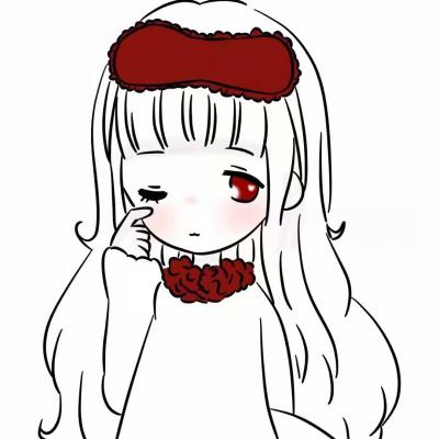 24张高清黑暗系病娇动漫女生头像 风格拉满的女头素材