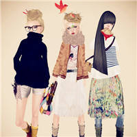 三人闺蜜共用的时尚头像！20张好看的三人合一张闺蜜头像合集