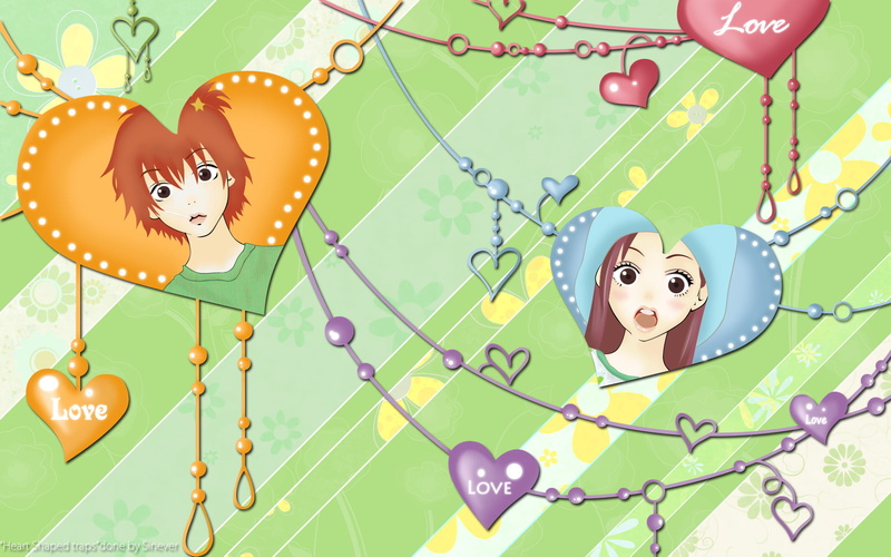 恋爱情结壁纸合集！小泉理沙和大谷敦士的1080P高清美图
