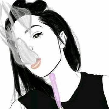 12张高清冷酷风黑白手绘女生头像