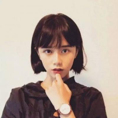 18张高清小清新短发女生头像合集