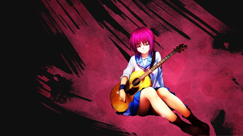 《Angel Beats!》真人校服少女演奏壁纸合集