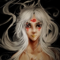 21张暗黑感拉满！惊悚风动漫女生QQ黑化头像合集