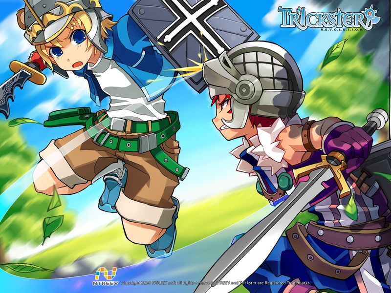 这款奇幻MMO网游《Trickster》二次元壁纸太绝了
