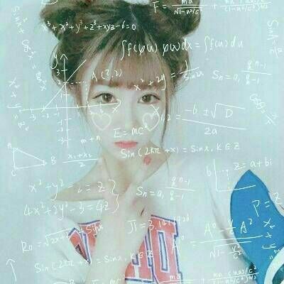 带数学公式的闺蜜头像来啦！20张高清一人一张的好看头像合集