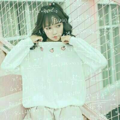 带数学公式的闺蜜头像来啦！20张高清一人一张的好看头像合集