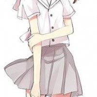 15张不露脸的青春校园动漫女学生头像