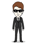 超实用！酷酷黑衣人QQ表情包合集