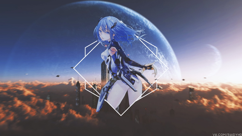 《Beatless》女主Lacia画集 画中画风格动漫少女4K高清壁纸