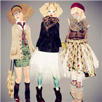 三人闺蜜共用的时尚头像！20张好看的三人合一张闺蜜头像合集