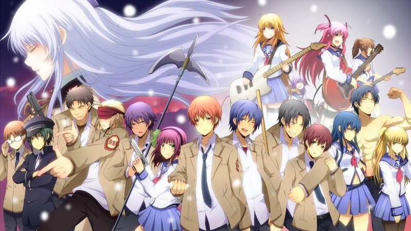 《Angel Beats!》校服少女少年壁纸合集 720P高清
