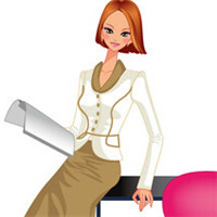 职场女生专属！14张好看的微信卡通头像合集