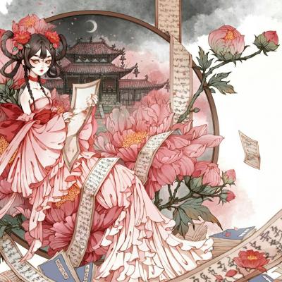19张高清唯美古风女生动漫头像，氛围感拉满