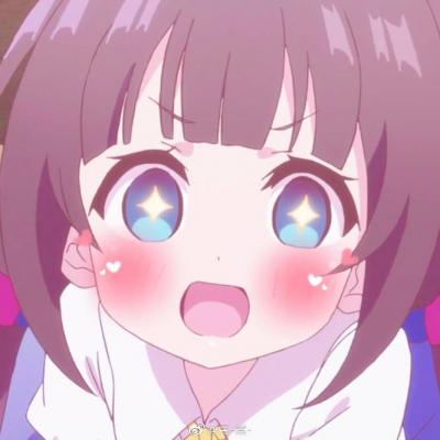 18张高清大眼圆脸卡通萌女生头像 适合当微信头像