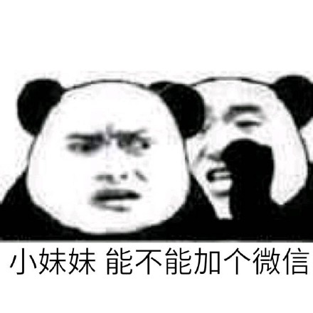 想搭话找不到梗？这个“小妹妹能不能加个微信”表情包包你好用
