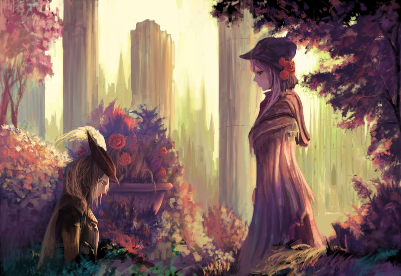 《血源诅咒猎人玩偶动漫风侧脸壁纸合集》