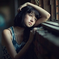 27张非主流齐刘海女生头像合集