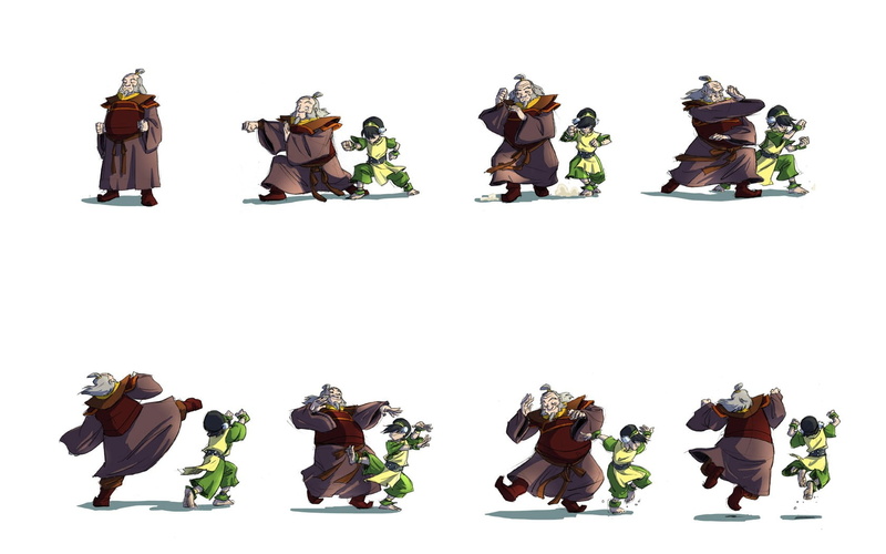 《降世神通：最后的气宗》创意拼贴壁纸合集