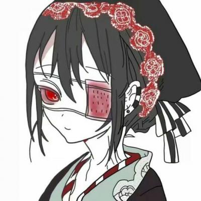 26张高清病娇风动漫女生头像 氛围感拉满