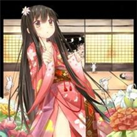 23张可爱好看的和服少女动漫头像