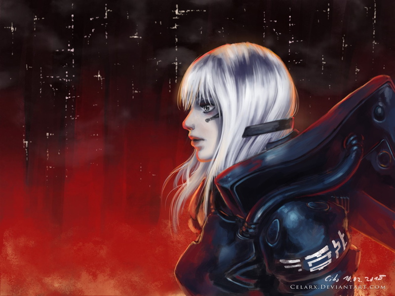 《Blame!》主角希波 白发装甲少女高清壁纸合集