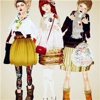 三人闺蜜共用的时尚头像！20张好看的三人合一张闺蜜头像合集